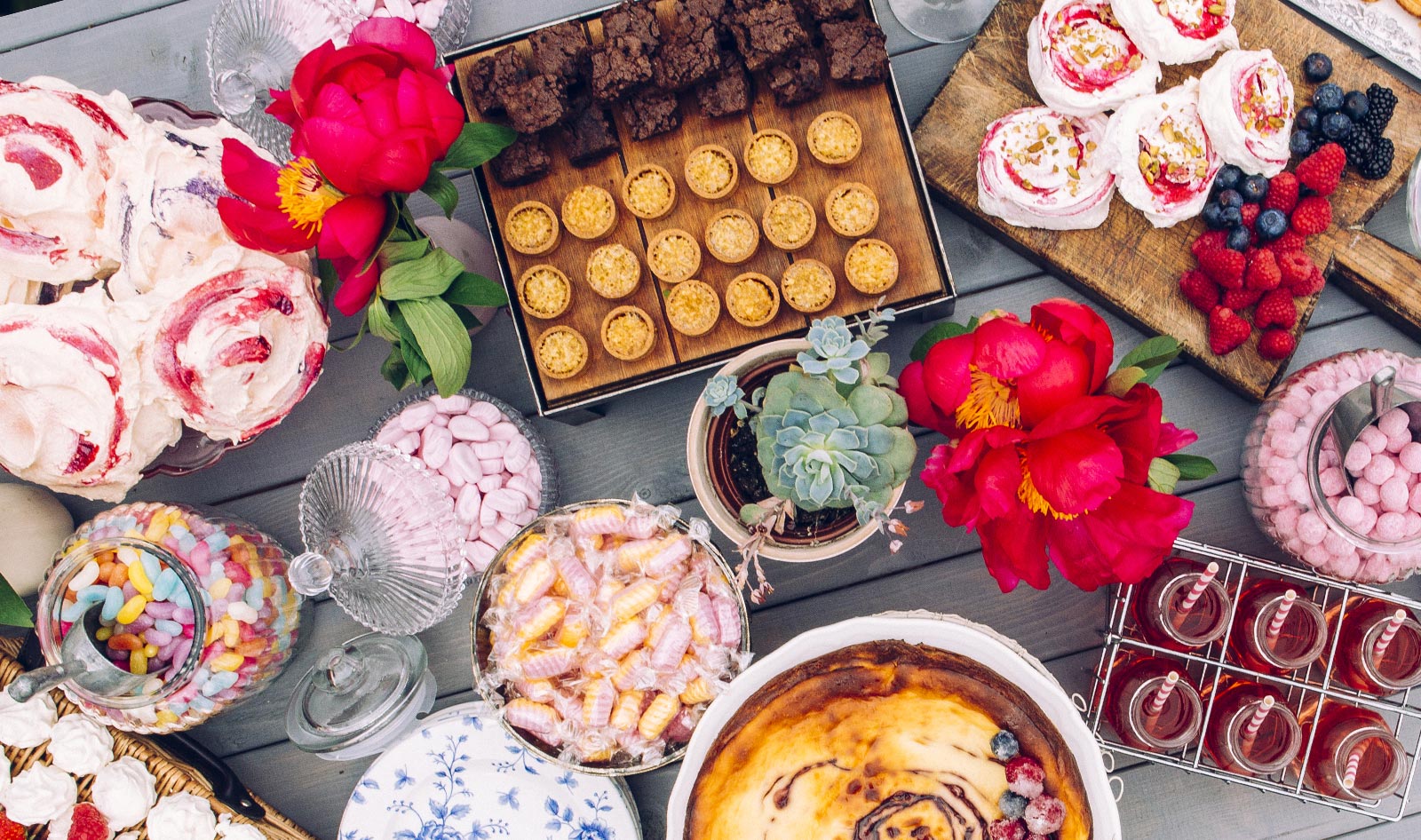 Beautifully presented artisan grazing table catering